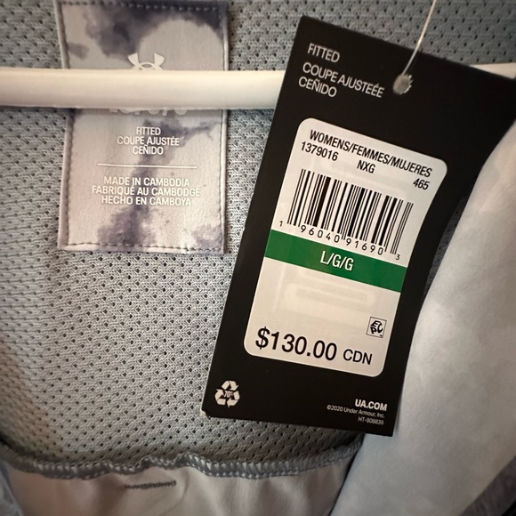 Brand new women’s large zip up under armour jacket - Picture 5 of 5